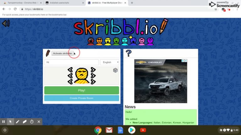 Skribbl.io Hack 2022: Auto Draw & Auto Guesser