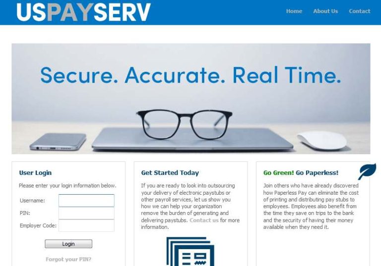 USPayServ Login Portal: Electronic Payroll Services